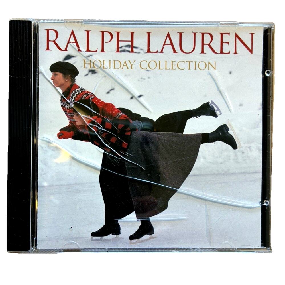 Vtg 90s 1995 Ralph Lauren RL Flag Holiday Collection CD Music Christmas RARE